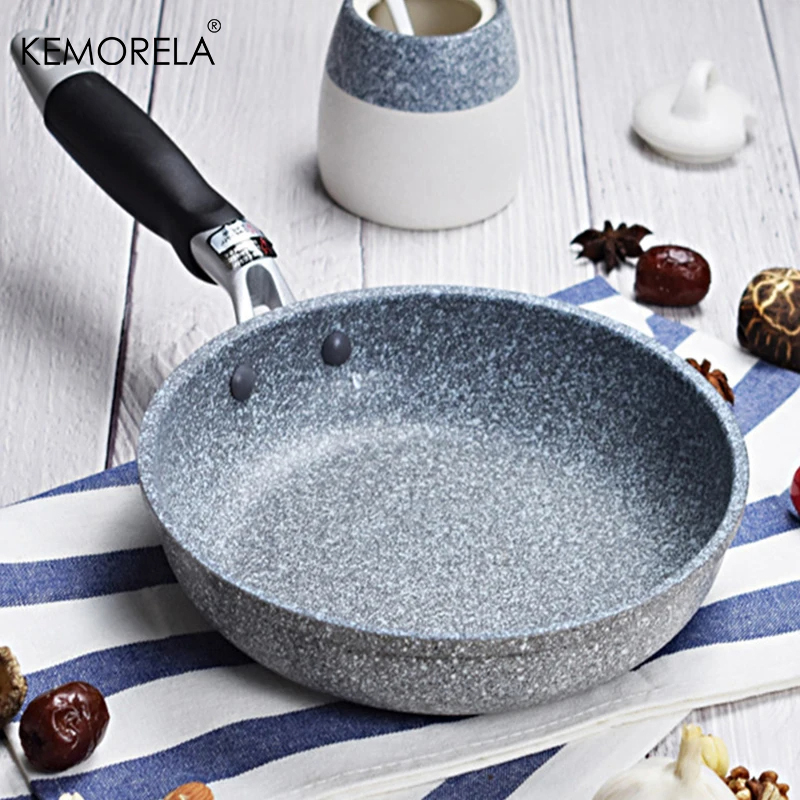 Egg Waffle Pan - Wytrzymały kamień do smażenia Pan28/26/24/20cm Wok