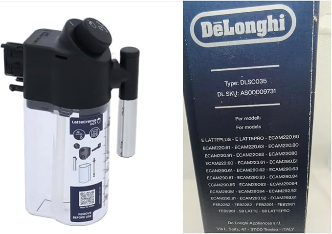Kanister na mleko do ekspresu  – Delonghi Espresso Magnifica recenzja i cena