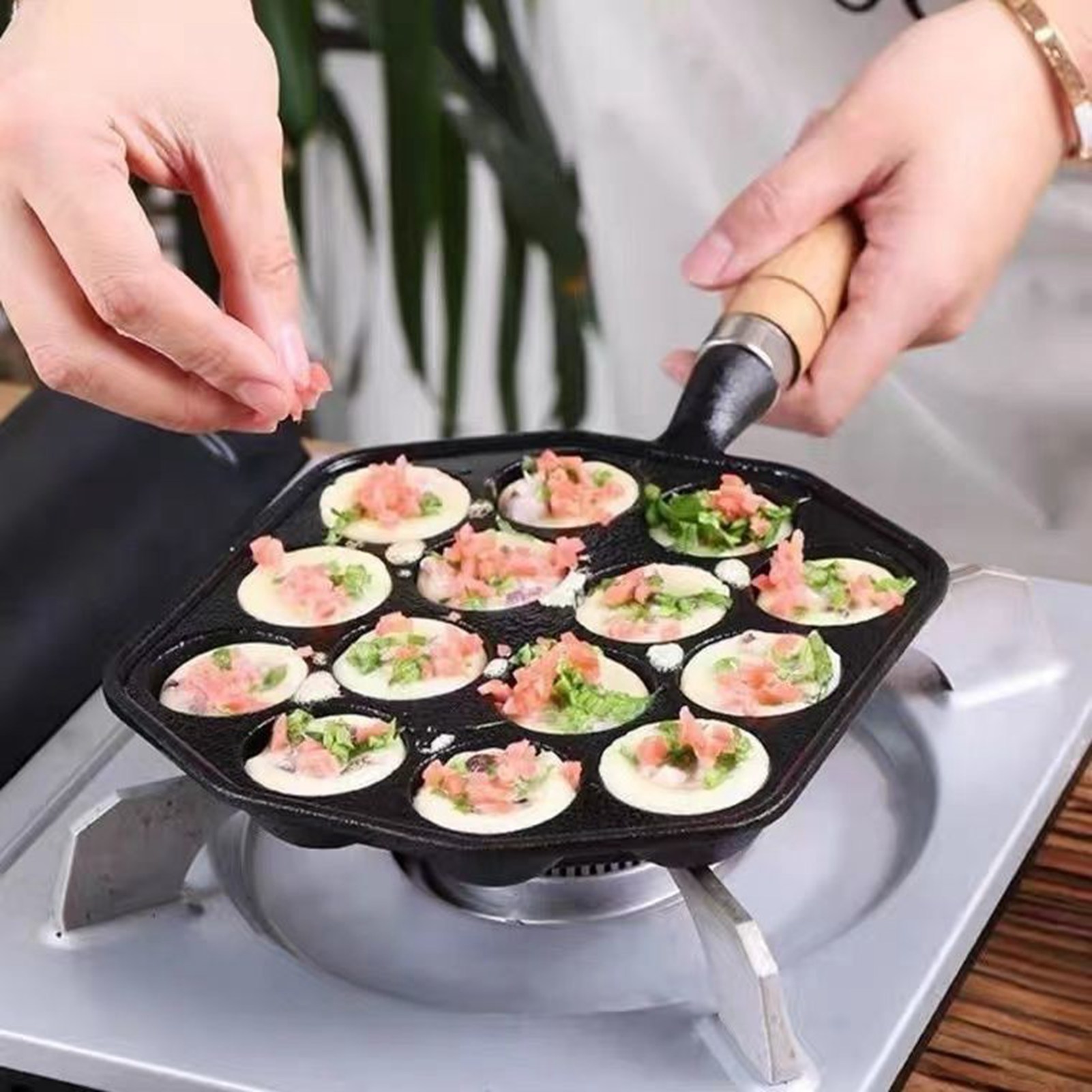 14-otworowa patelnia Takoyaki  – Takoyaki Grill Plate recenzja i cena